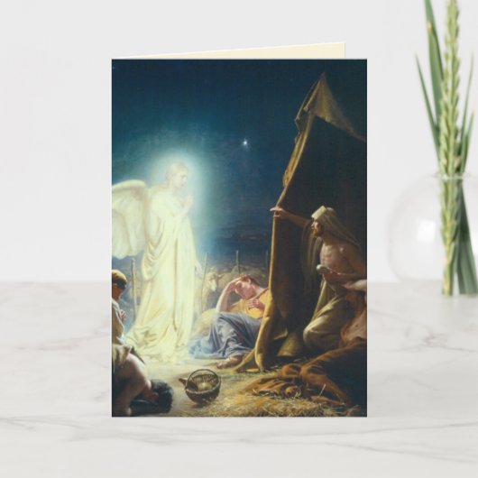 Angel Christmas Cards Feiertagskarte (Vorderseite)