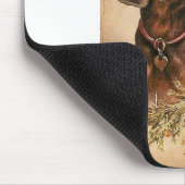 Angel Christmas Dackeln Mousepad (Ecke)