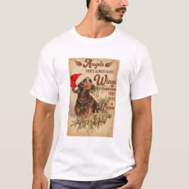 Angel Christmas Dackeln T-Shirt