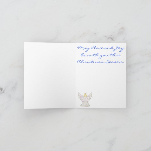 Angel Christmas Grußkarte Feiertagskarte (Innenseite)