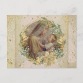 Angel Christmas Mother and Child Postkarte (Vorderseite)
