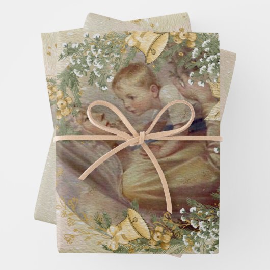 Angel Christmas Mutter und Kind Geschenkpapier Set (Beispiel)