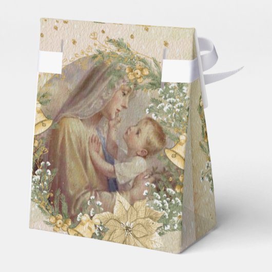 Angel Christmas Mutter und Kind Geschenkschachtel (Rückseite)