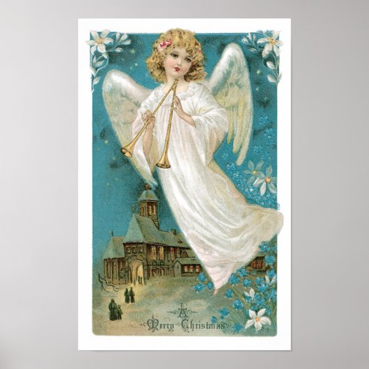 Angel Christmas Poster (Vorne)