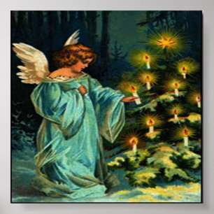 Angel Christmas Print Poster