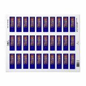 Angel Christmas Rücksendeadressen-Aufkleber (Vorne)