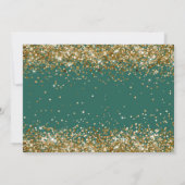 Angel Christmas Tree Family Dinner Party Einladung (Rückseite)