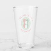 Angel Cinco de Mayo Personalisiert Glas (Rückseite)
