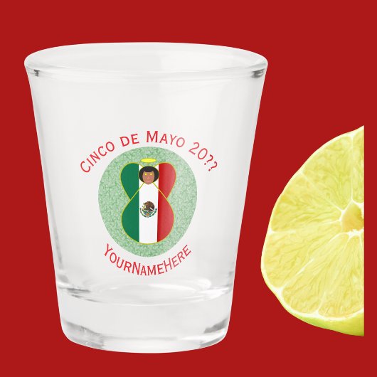 Angel Cinco de Mayo Personalisiert Schnapsglas
