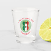Angel Cinco de Mayo Personalisiert Schnapsglas (Vorderseite)