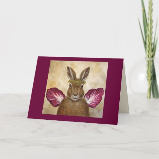 Angel Clare Weihnachtskarte Feiertagskarte (Vorderseite)