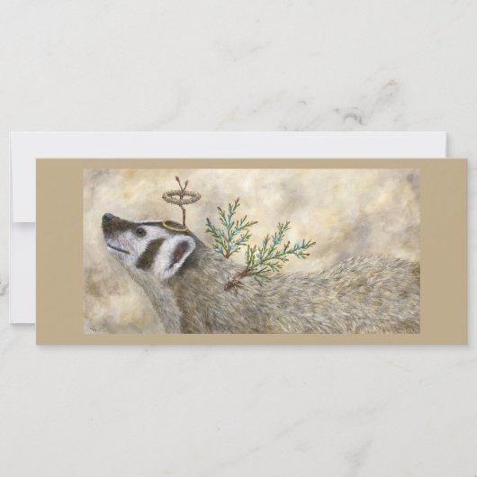 Angel-Clarissa-Flachkarte Einladung (Vorderseite)