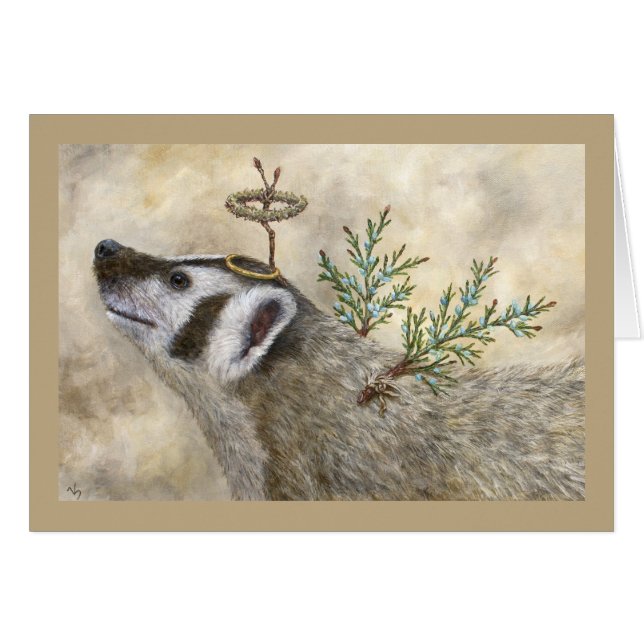 Angel Clarissa-Karte (Vorderseite (Horizontal))