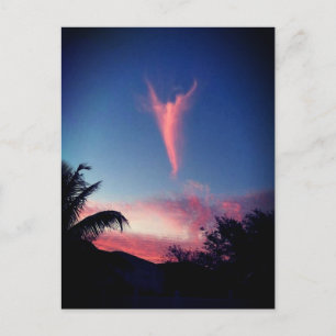 Angel Cloud Abend Sky Postkarte