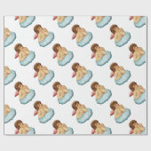 Angel Cloud Cupid Geschenkpapier (Flach)