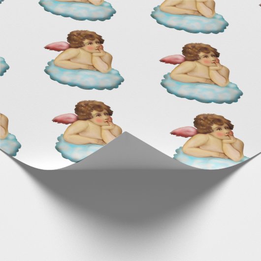 Angel Cloud Cupid Geschenkpapier (Ecke)