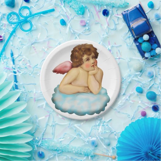 Angel Cloud Cupid Pappteller (Party)
