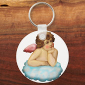Angel Cloud Cupid Schlüsselanhänger (Vorderseite)
