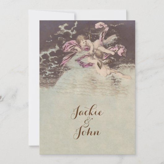 Angel Clouds - Einladungen / UAWG / Hochzeit (Vorderseite)