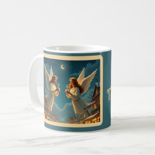 Angel Coffee Break Kaffeetasse (Vorderseite Links)