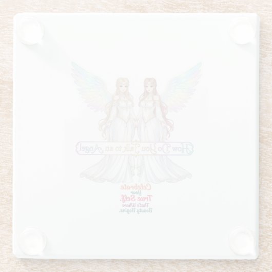 Angel Collection Glasuntersetzer (Rückseite)