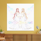 Angel Collection Leinwanddruck (Insitu (Wohnzimmer))