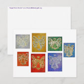 Angel Color Series Bilder Postcard Postkarte (Vorne/Hinten)
