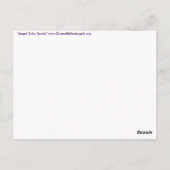 Angel Color Series Bilder Postcard Postkarte (Rückseite)