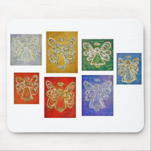 Angel Color Series Paintings Mousepad