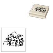 Angel Cross Bible "Gott segne dich" Gummistempel (Stempel)