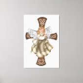 Angel Cross Wall Art Canvas Print Leinwanddruck (Vorderseite)