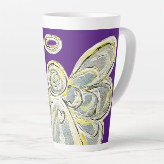 Angel Custom Latte Tasse Cup (Rechte Ecke)