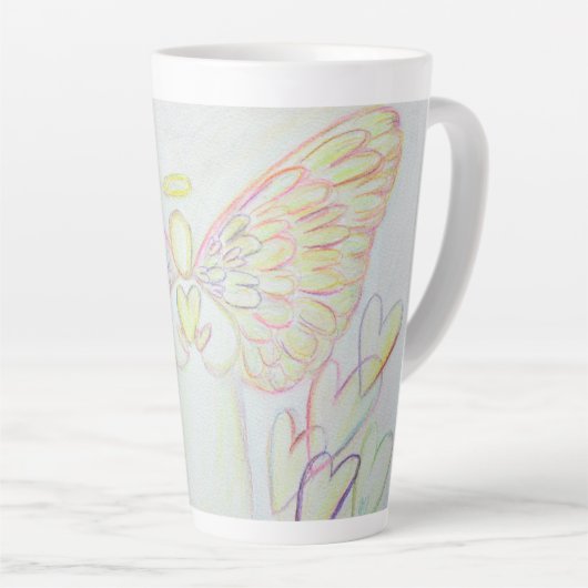 Angel Custom Latte Tasse Cup (Rechte Ecke)