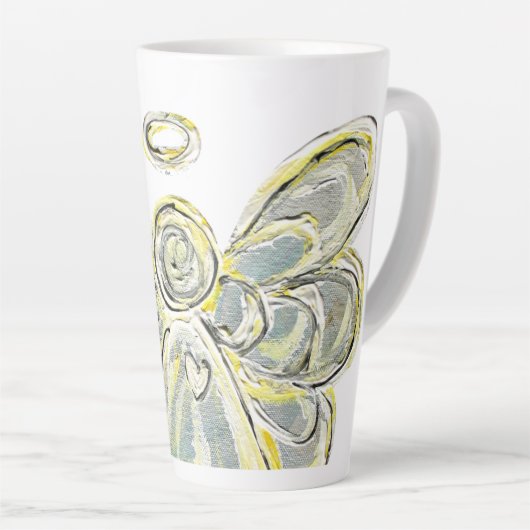 Angel Custom Latte Tasse Cup (Rechte Ecke)