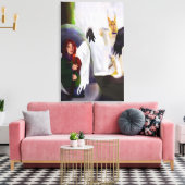 Angel/Dämon Leinwanddruck (Insitu (Wohnzimmer))