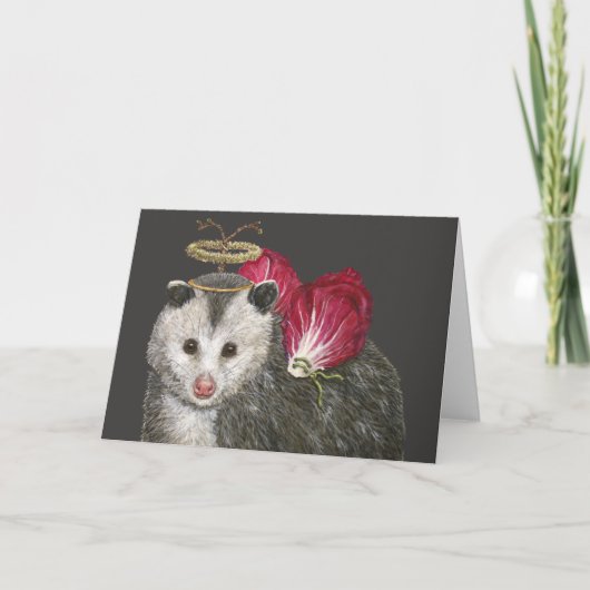 Angel Dan Grußkarte Karte (Vorderseite)