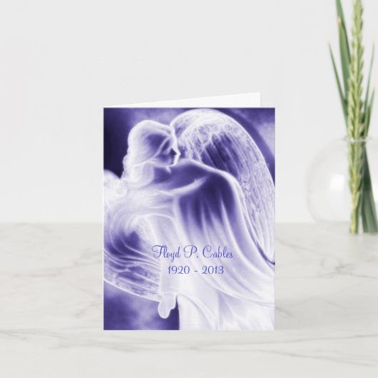 Angel Dankeschön Karte (Vorderseite)