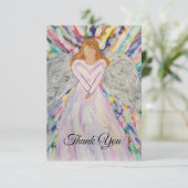 Angel Dankeschön-Karte  Dankeskarte (Stehend Vorderseite)