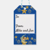 Angel, das herrliche Lied der alten Weihnachten Geschenkanhänger (Rückseite)