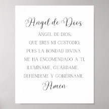 Angel de Dios Spanisches Gebet