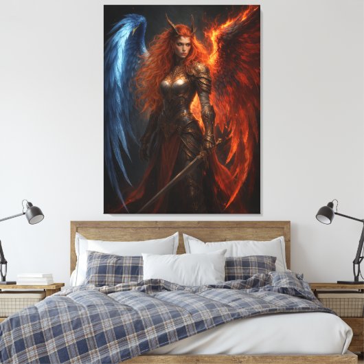 Angel & Demon – Guardian of Light and Fire  Leinwanddruck (Insitu (Schlafzimmer))