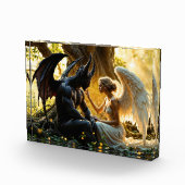 Angel Demon übernatürliches helles Design Fotoblock (Rechts)