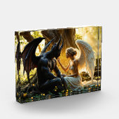 Angel Demon übernatürliches helles Design Fotoblock (Links)