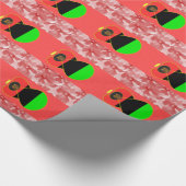 Angel der Afrikanischen Diaspora Geschenkpapier (Ecke)
