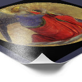 Angel der Annunziation von Fra Angelico Fotodruck (Ecke)