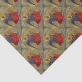 Angel der Annunziation von Fra Angelico Seidenpapier (Ausschnitt)