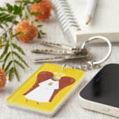 Angel der asiatischen Wächter (beidseitig) Schlüsselanhänger (Vorderseite rechts)