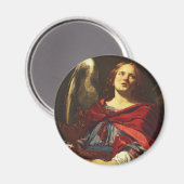 Angel, der das Schiff und das Handtuch hält Magnet (Vorderseite/Rückseite)