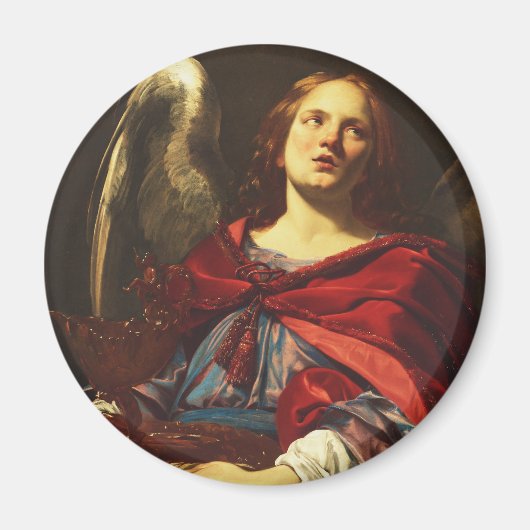 Angel, der das Schiff und das Handtuch hält Magnet (Vorne)