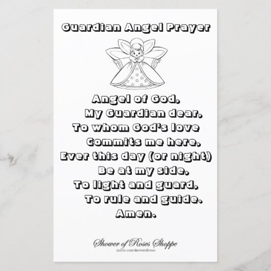 ANGEL DER FARBSEITE GOTT PRAYER (Rückseite)